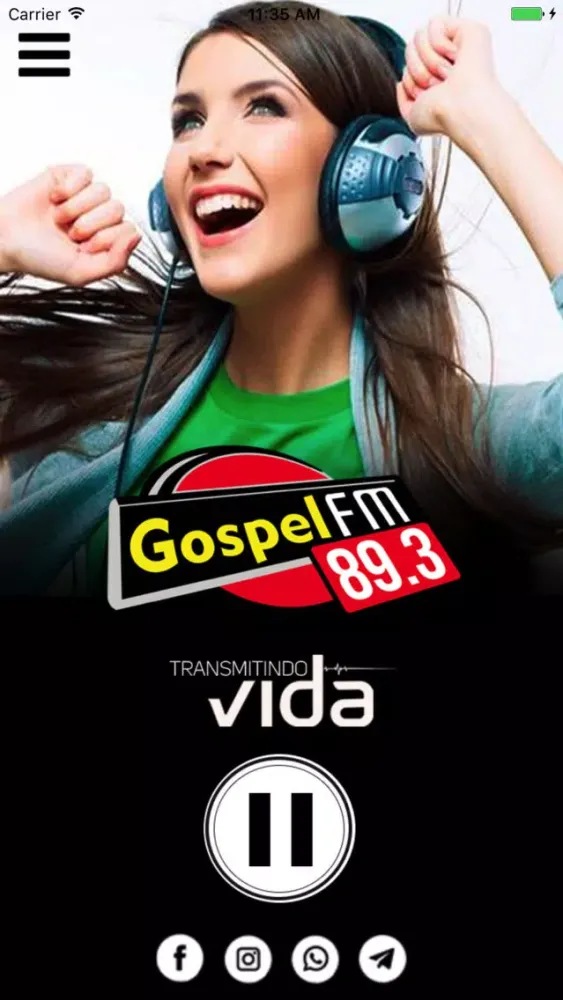 Captures d'écran de Rádio Gospel FM 89,3