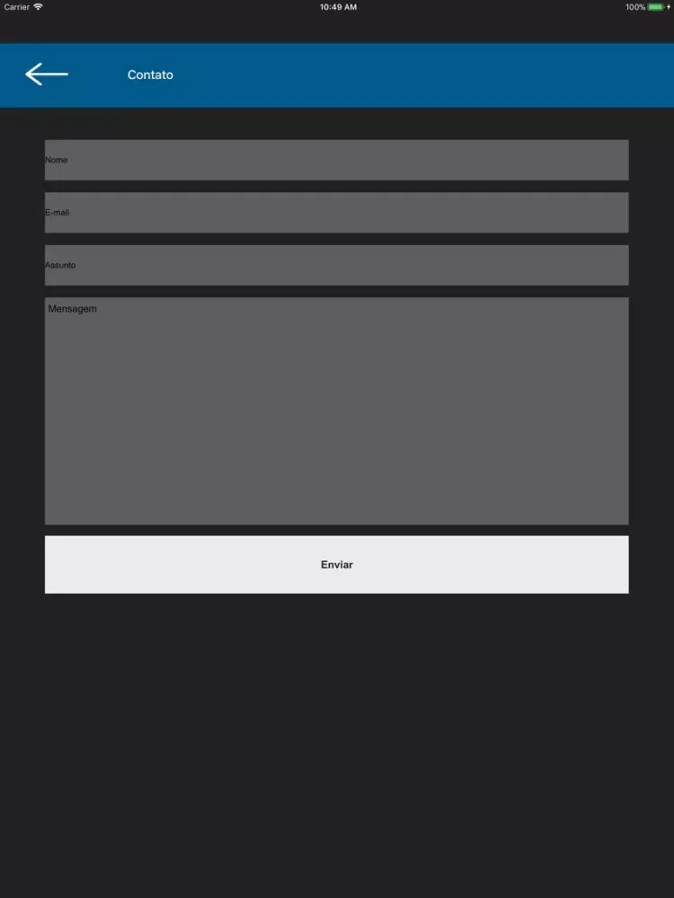 Ảnh chụp màn hình của Web Rádio Vox Dei iPad 