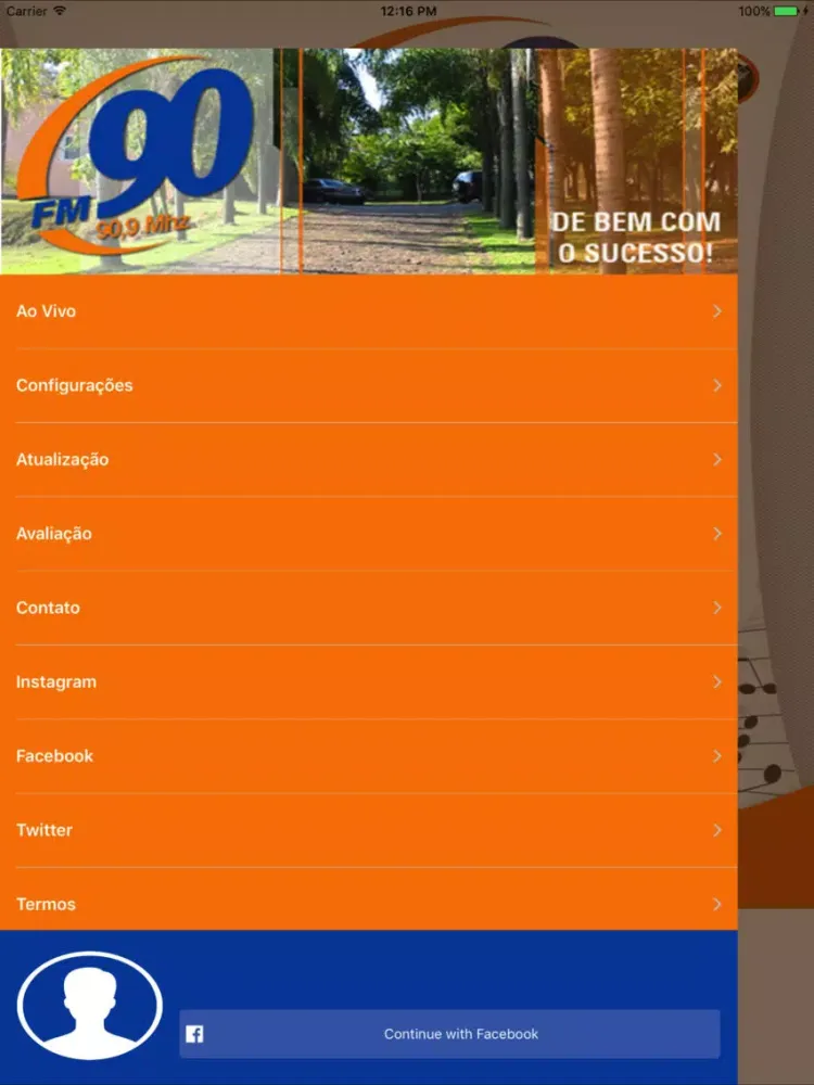 Radio FM 90,9 MHz iPad 应用截图
