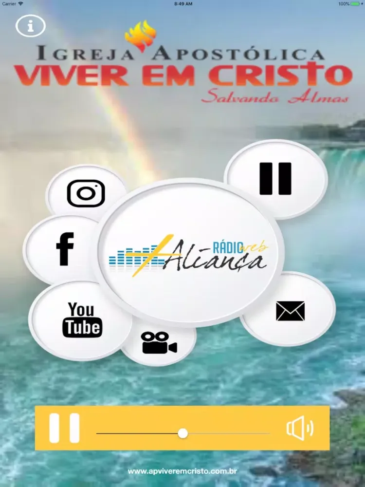 Rádio Mais Aliança iPad  Screenshots