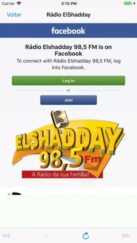 Rádio Elshadday 스크린샷