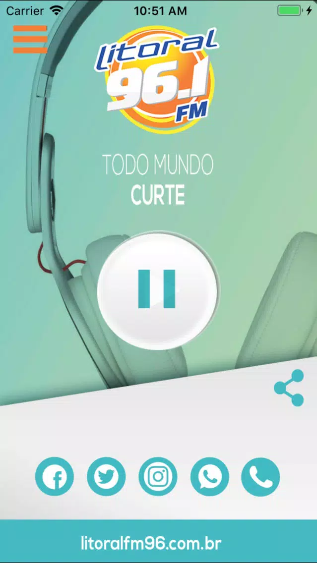Скриншоты Rádio Litoral 96.1 FM