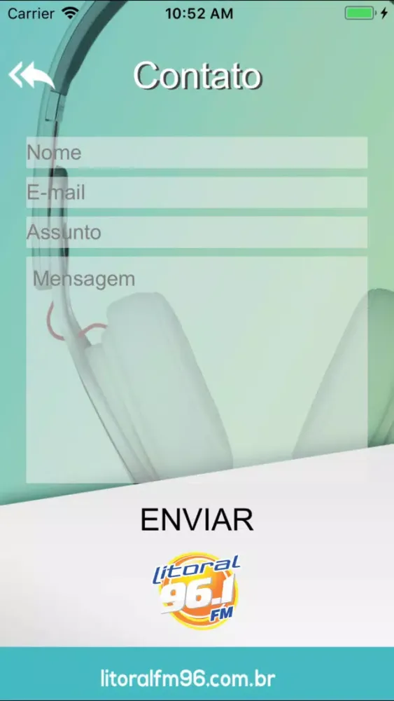 Capturas de pantalla de Rádio Litoral 96.1 FM