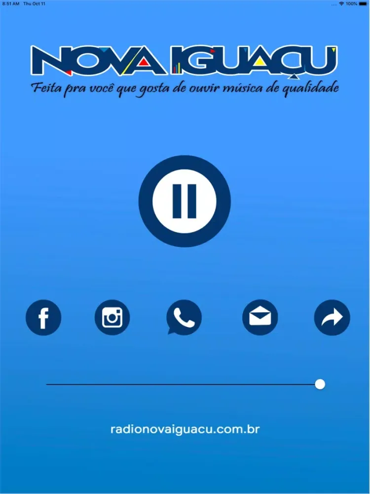 Rádio Nova Iguaçu iPad  স্ক্রিনশট