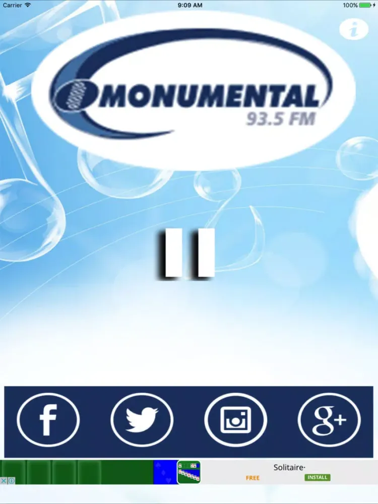 Capturas de pantalla de Radio Monumental iPad 