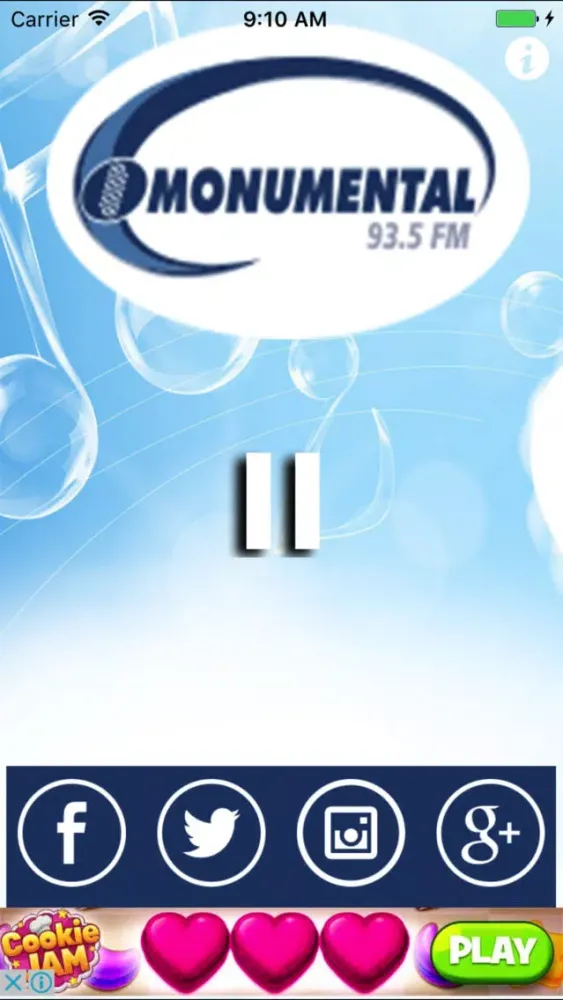 Capturas de pantalla de Radio Monumental