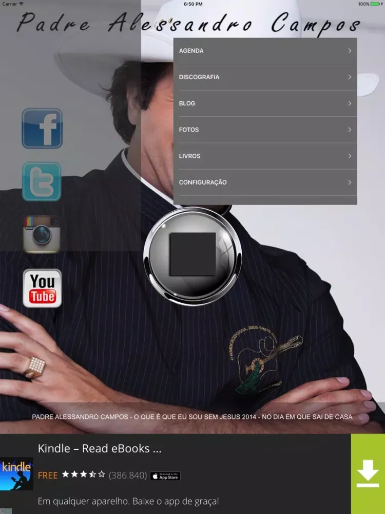 ภาพหน้าจอของ Padre Alessandro Campos iPad 