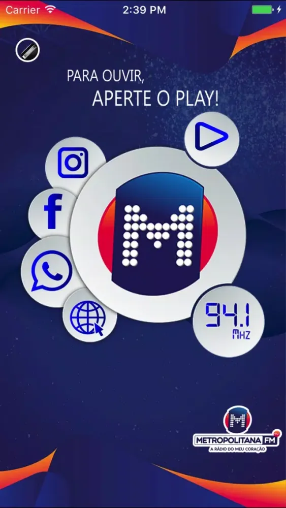 Скриншоты Metropolitana FM Caruaru