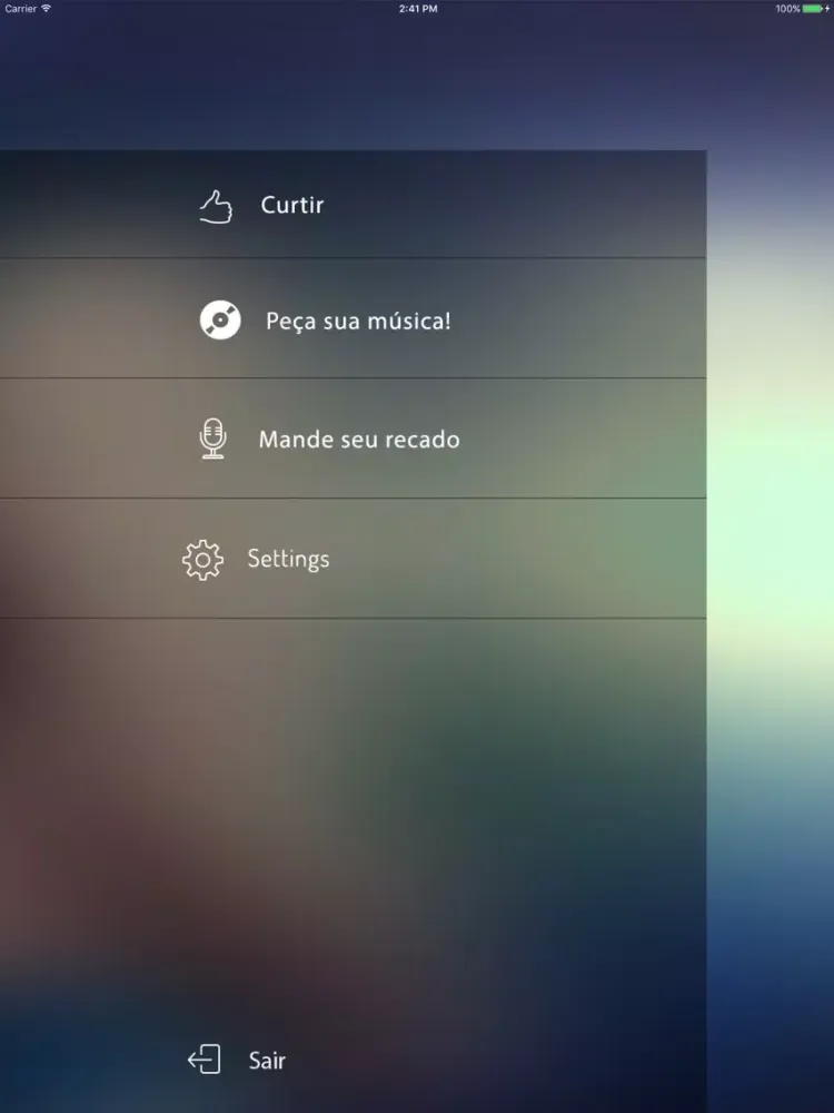 Captures d'écran de Rádio Aldeias iPad 