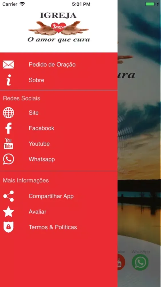 Captures d'écran de Rádio O Amor Que Cura
