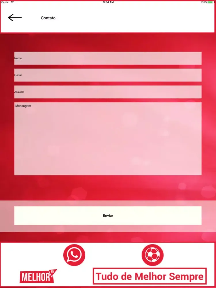 Rádio Melhor FM iPad  Ekran Görüntüleri