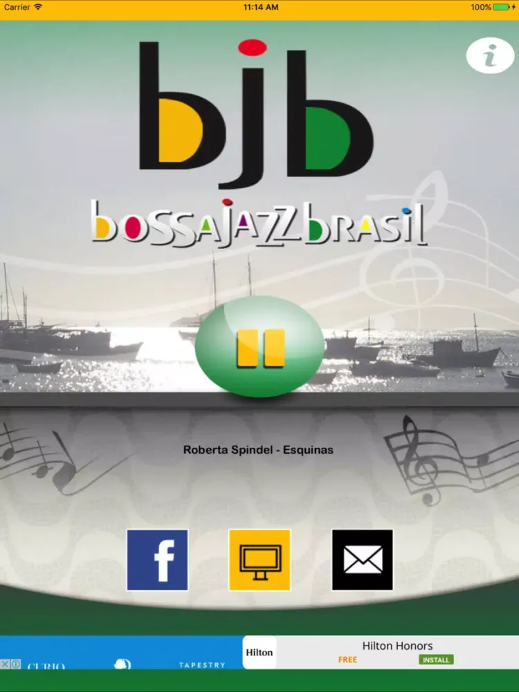 Capturas de pantalla de Rádio Bossa Jazz Brasil iPad 