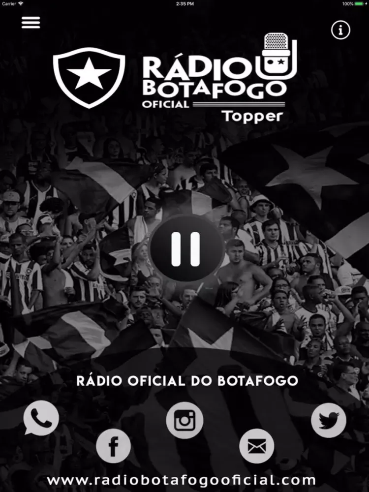 Rádio Botafogo Oficial iPad  سکرین شاٹس