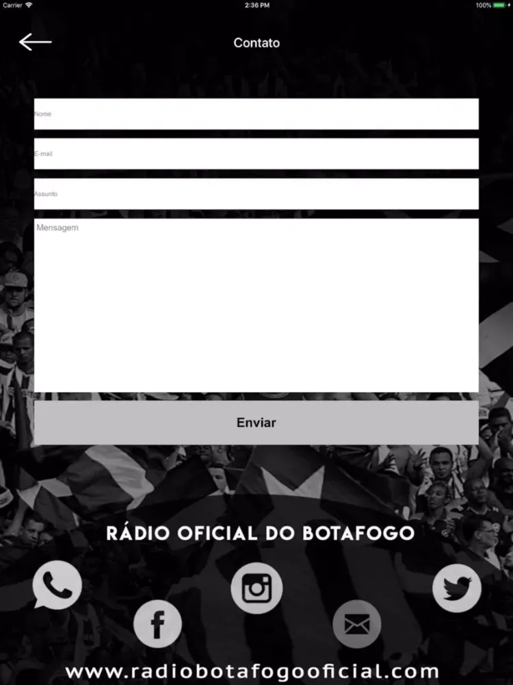 Rádio Botafogo Oficial iPad  سکرین شاٹس