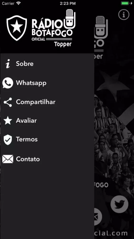 Rádio Botafogo Oficial سکرین شاٹس