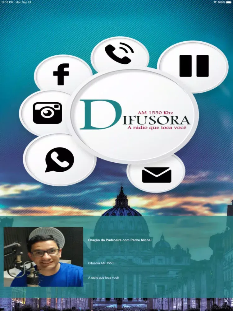 Rádio Difusora AM 1550 Khz iPad 應用截圖