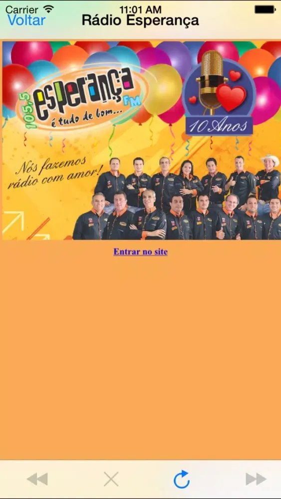 Rádio Esperança 105,5 FM سکرین شاٹس