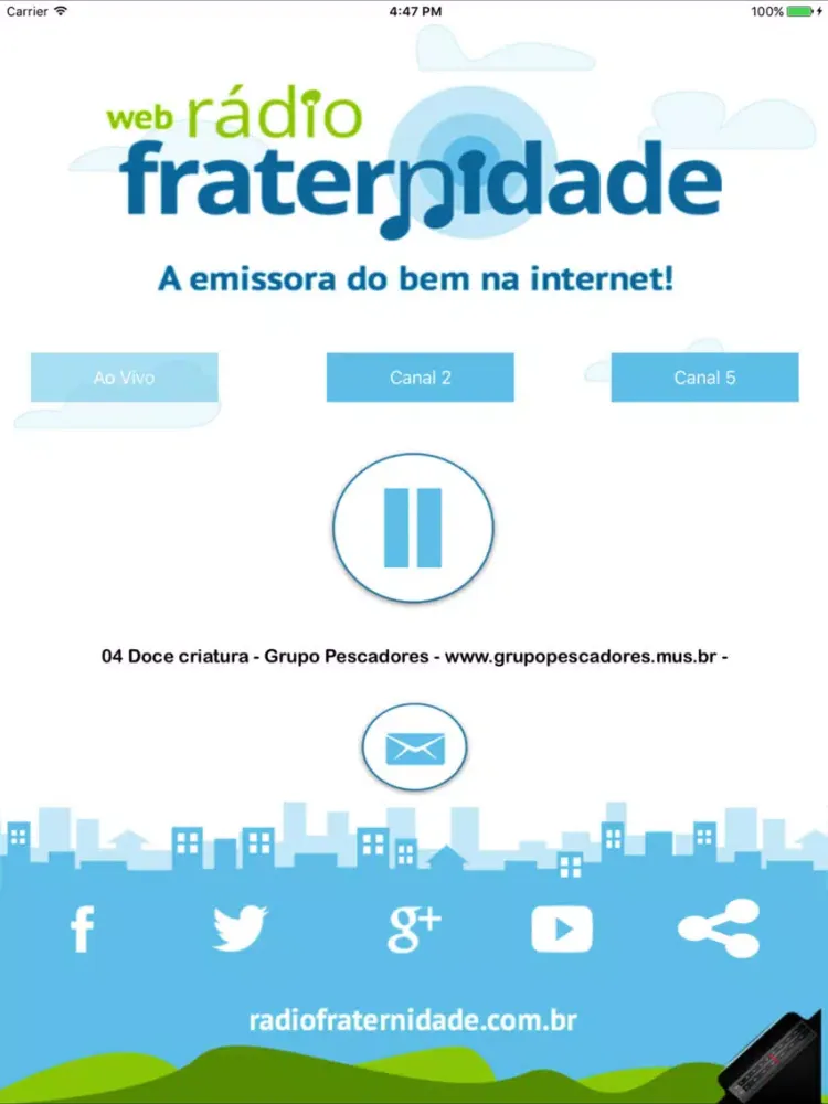 Rádio Fraternidade iPad  سکرین شاٹس
