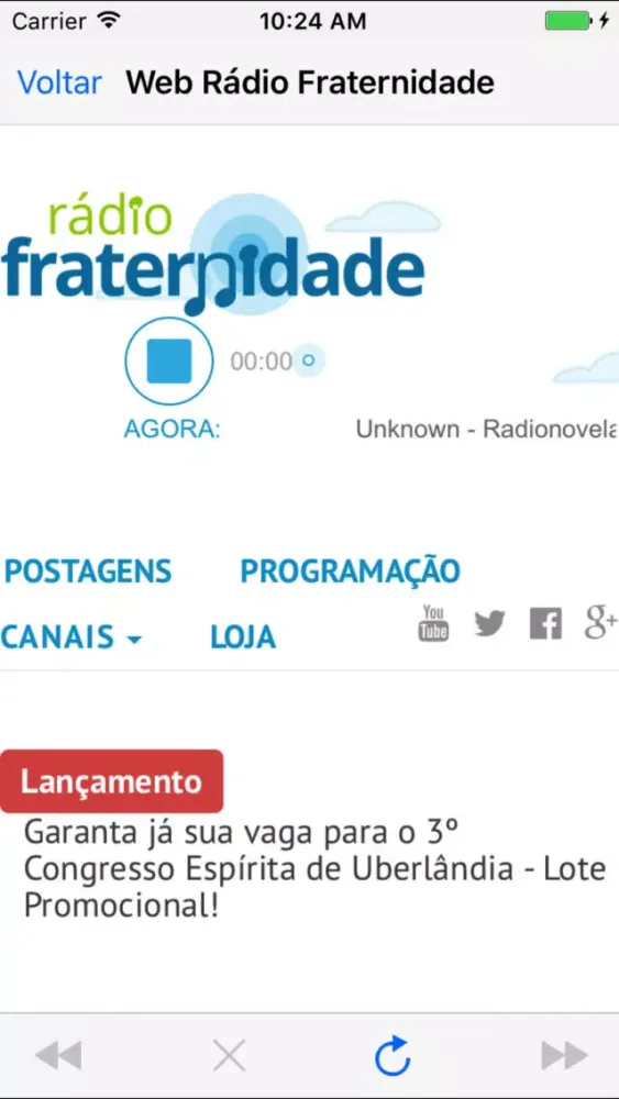Rádio Fraternidade سکرین شاٹس