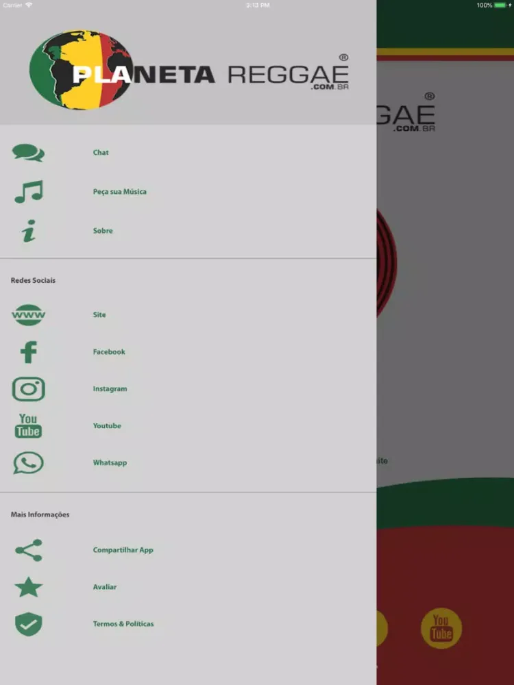 Planeta Reggae iPad 應用截圖