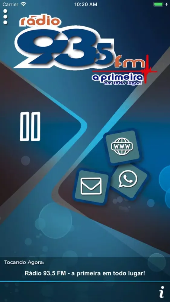 Capturas de pantalla de Rádio 93 fm Porto Feliz