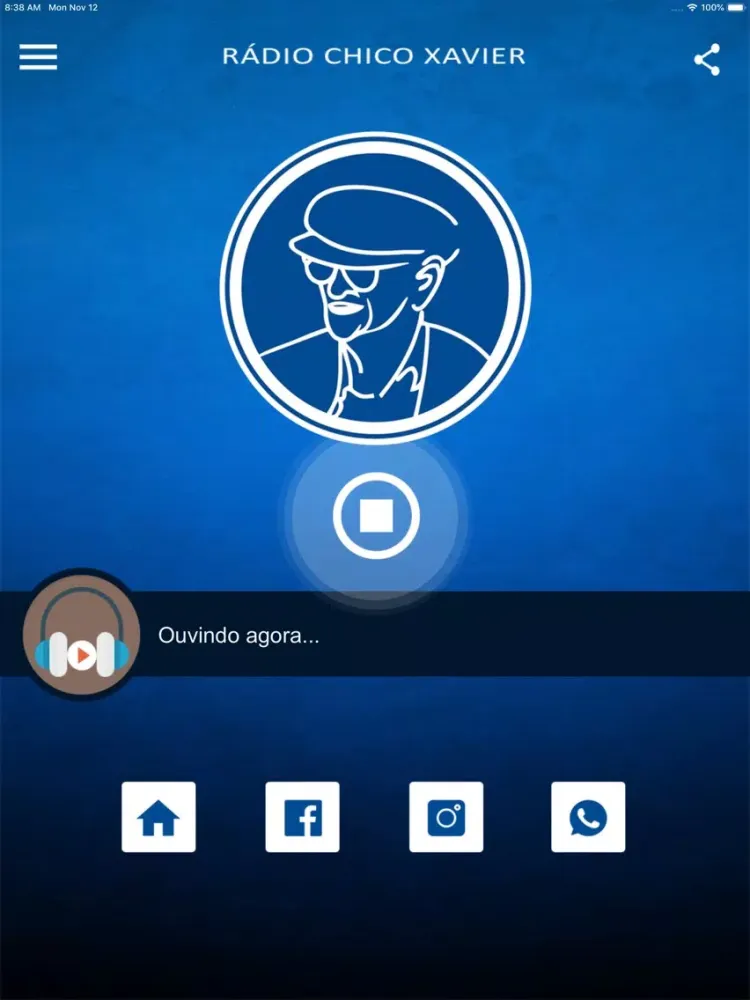 Rádio Chico Xavier iPad  स्क्रीनशॉट