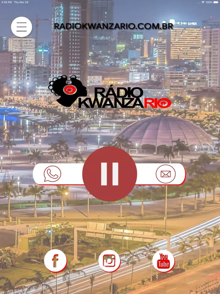 Rádio Kwanza Rio iPad  スクリーンショット