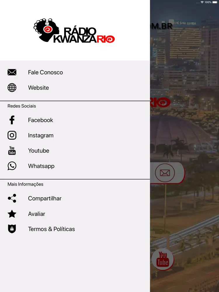 Rádio Kwanza Rio iPad  スクリーンショット