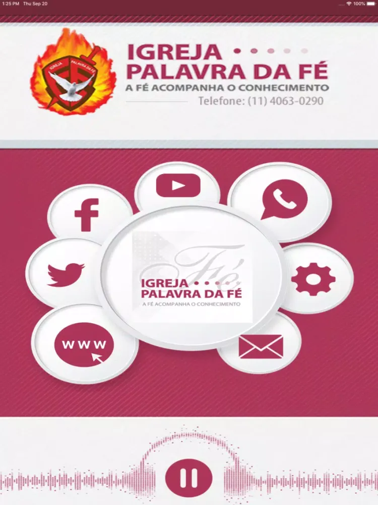 Captures d'écran de Igreja Palavra da Fé iPad 
