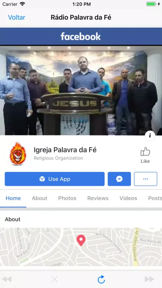 Captures d'écran de Igreja Palavra da Fé