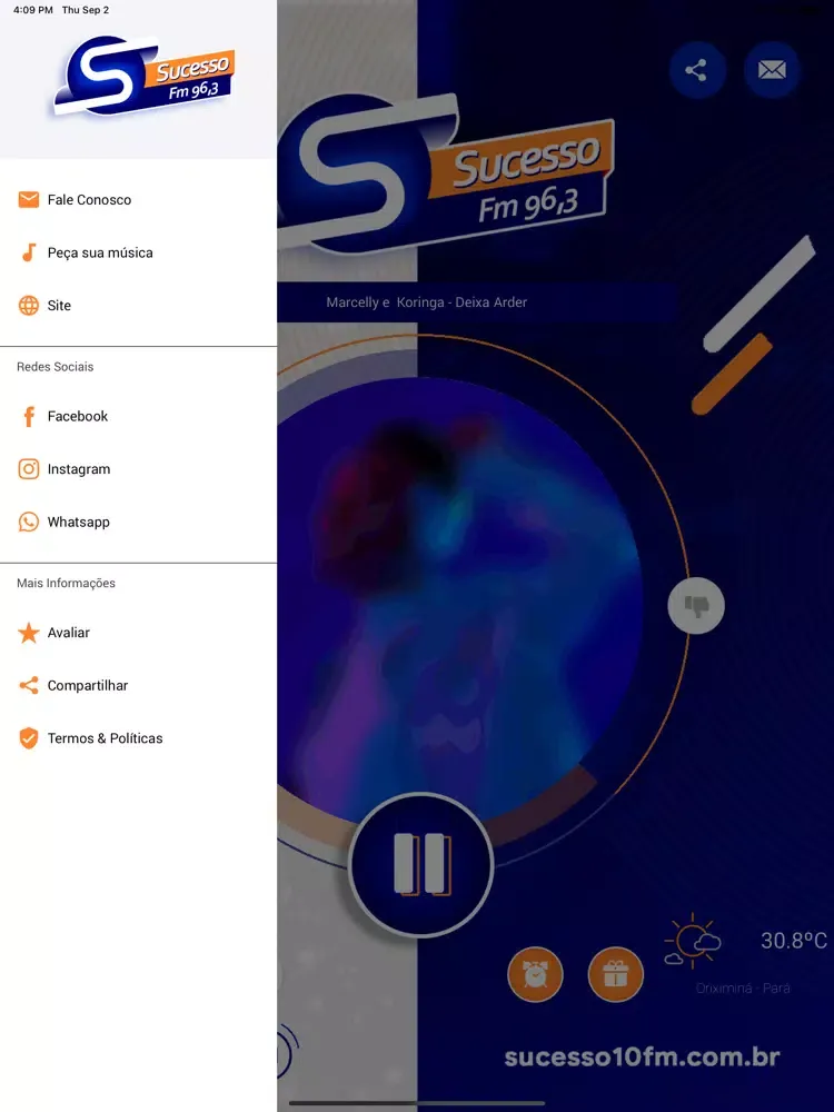 Zrzuty ekranu Rádio Sucesso iPad 