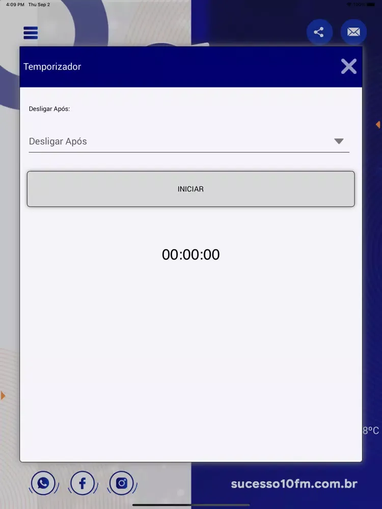 Zrzuty ekranu Rádio Sucesso iPad 