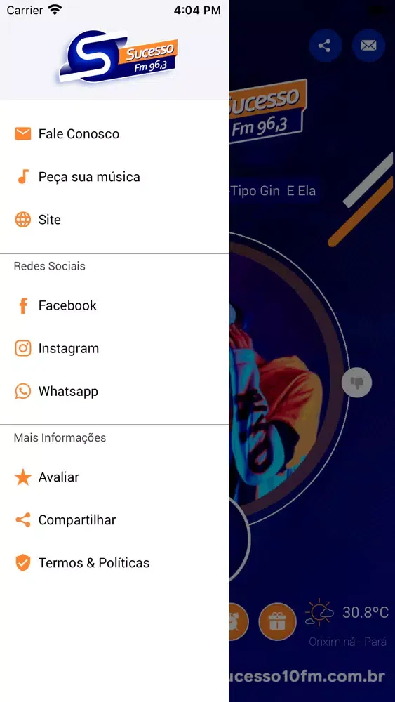 Zrzuty ekranu Rádio Sucesso