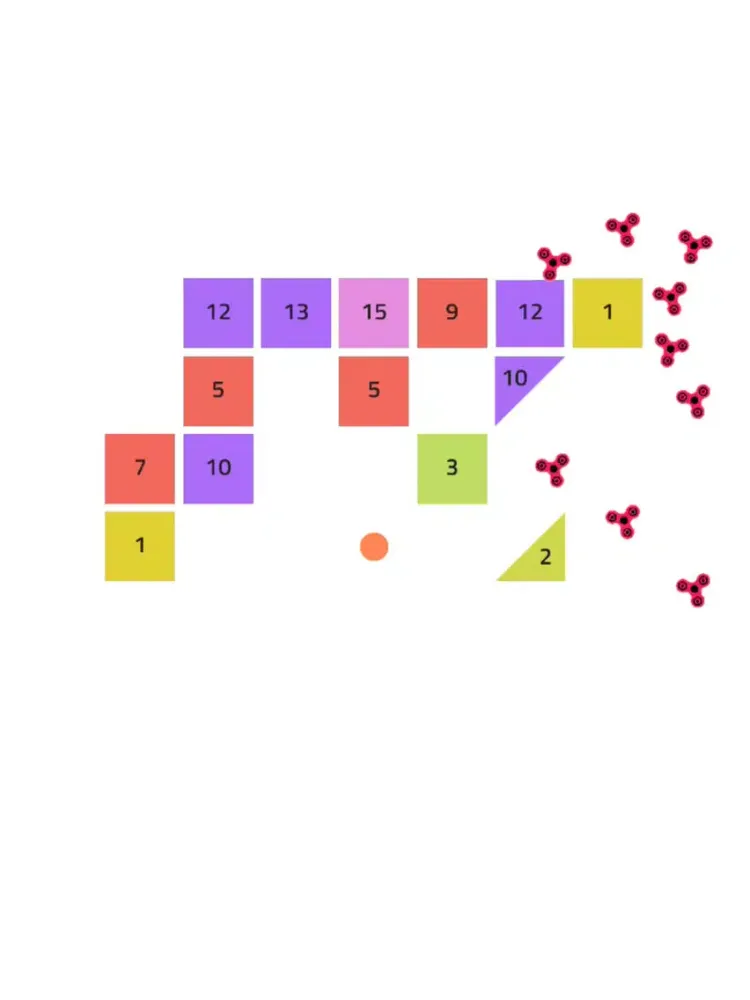 Blocks vs Spinner - Finger Spin Block Breaker iPad 应用截图