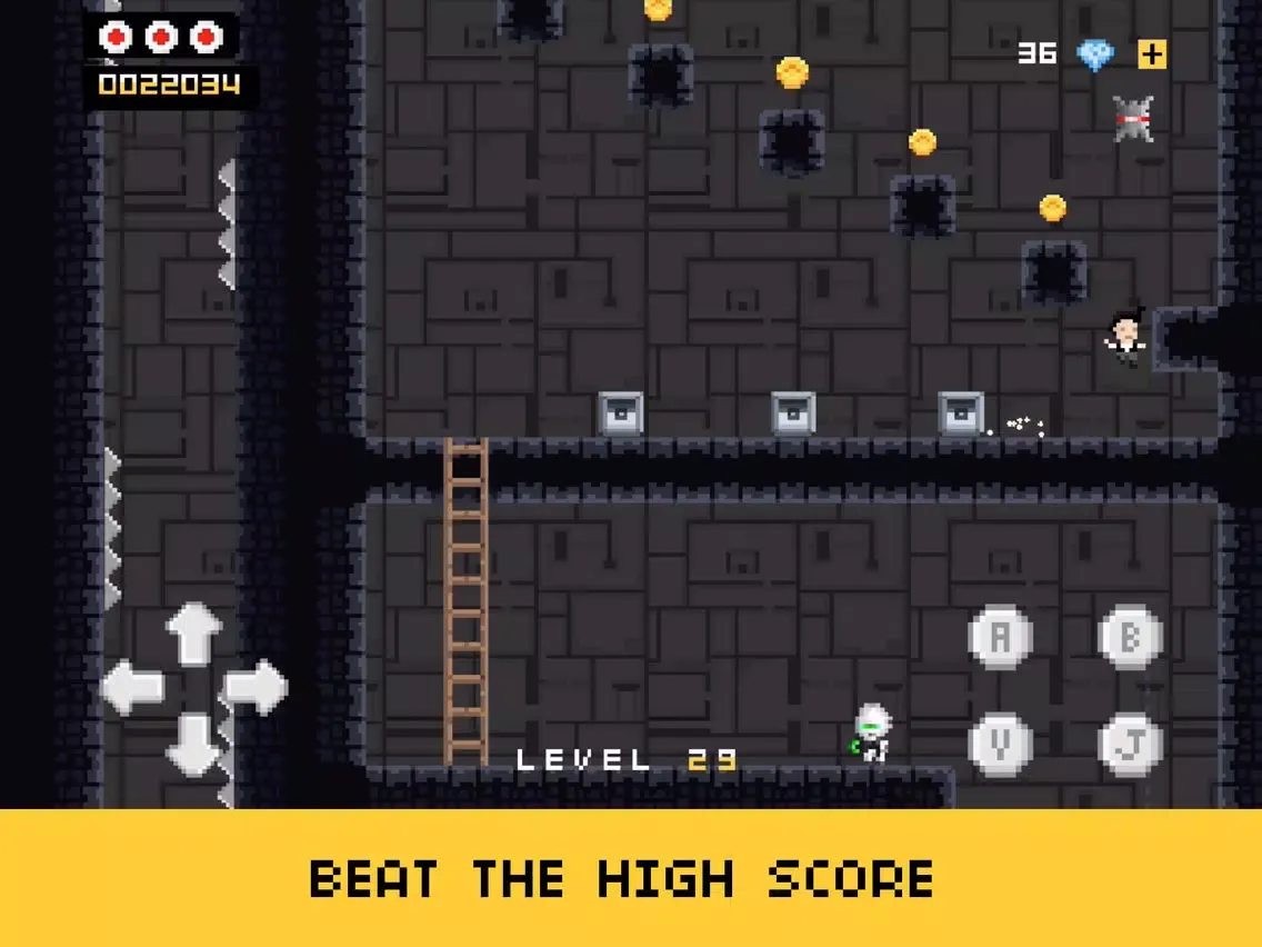 Tangkapan layar Hen Silo the bounty hunter iPad 