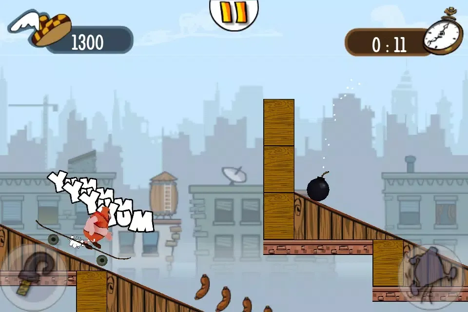 Captures d'écran de Meatball Marathon Premium