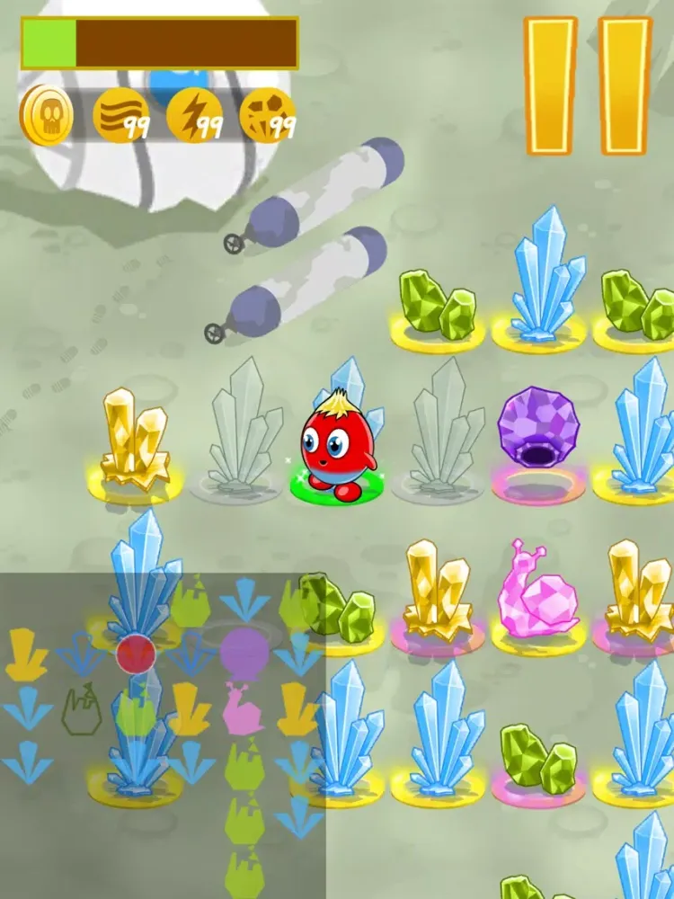 Capturas de tela do Crystal Rescue iPad 