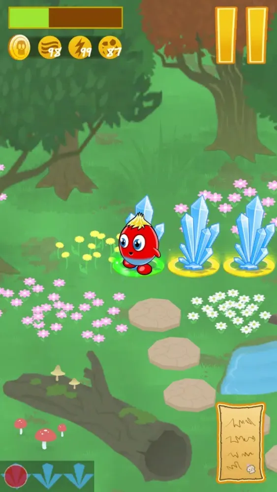 Capturas de tela do Crystal Rescue