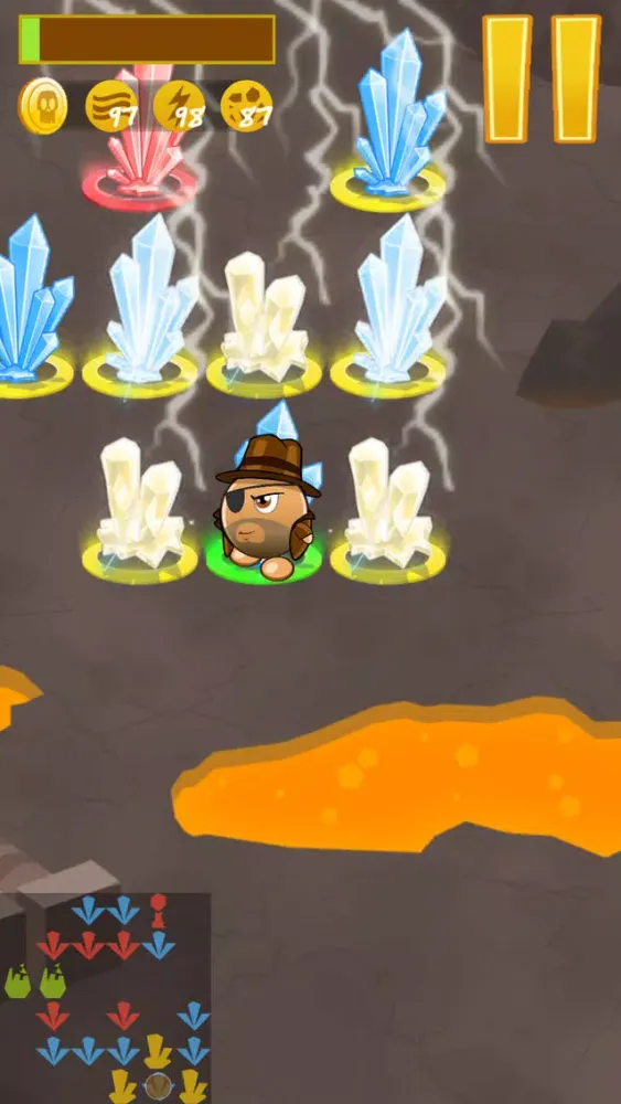 Capturas de tela do Crystal Rescue