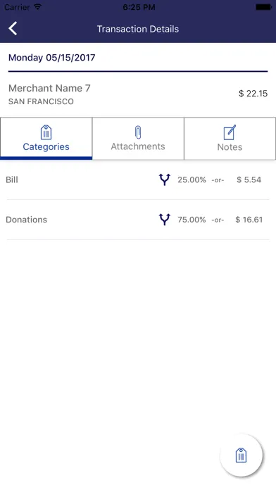 Zrzuty ekranu Spend Clarity Business