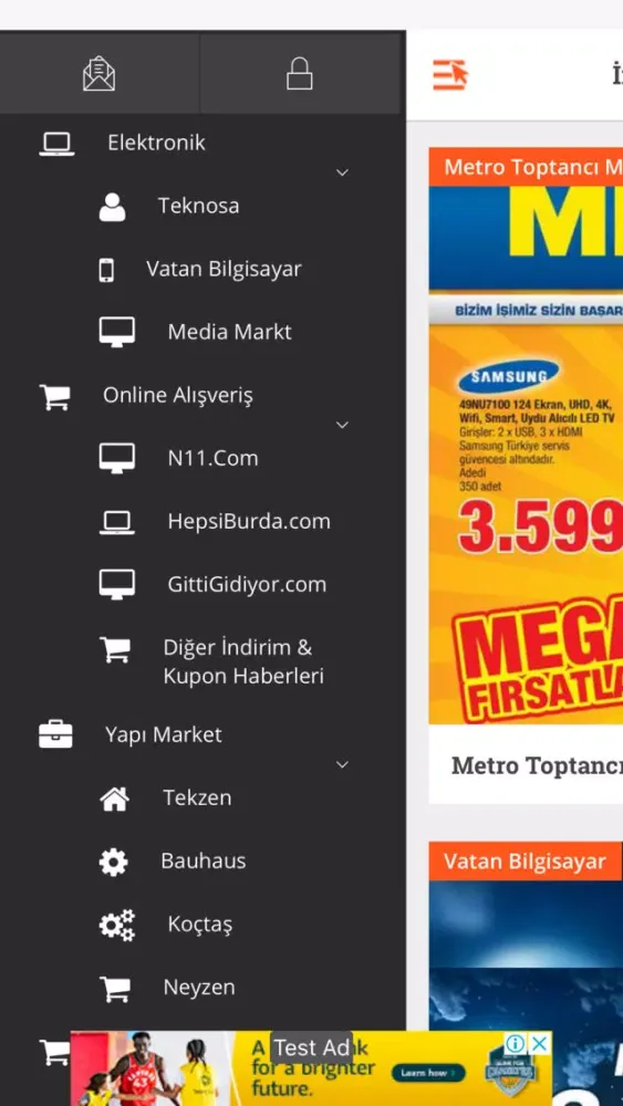 ภาพหน้าจอของ İndirim Fırsatları Broşürler