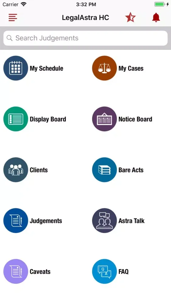 Screenshot di LegalAstra High Court