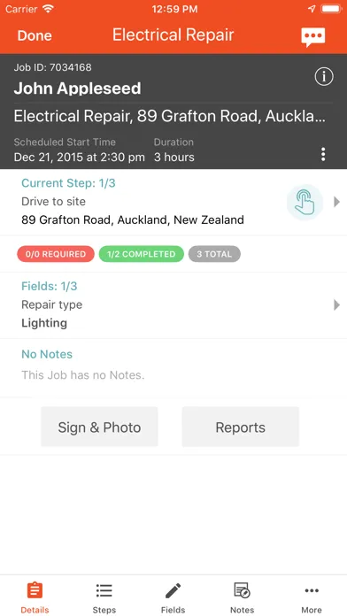 Скриншоты vWork