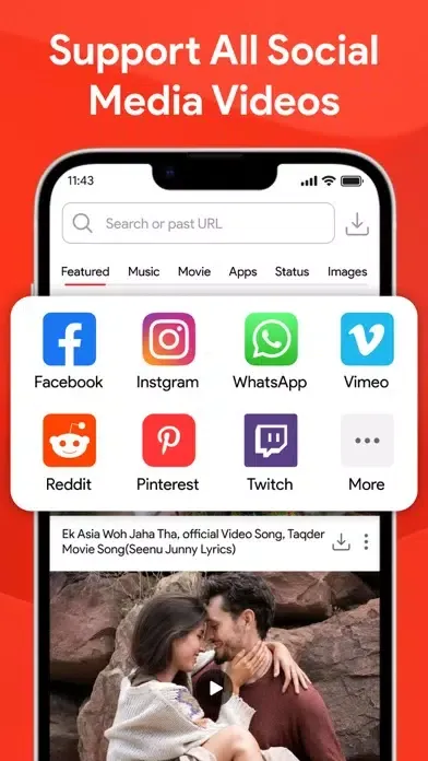 Capturas de tela do VidMate - Video Player HD