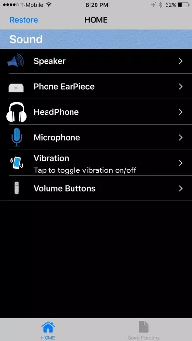PhoneAudioTest Ekran Görüntüleri