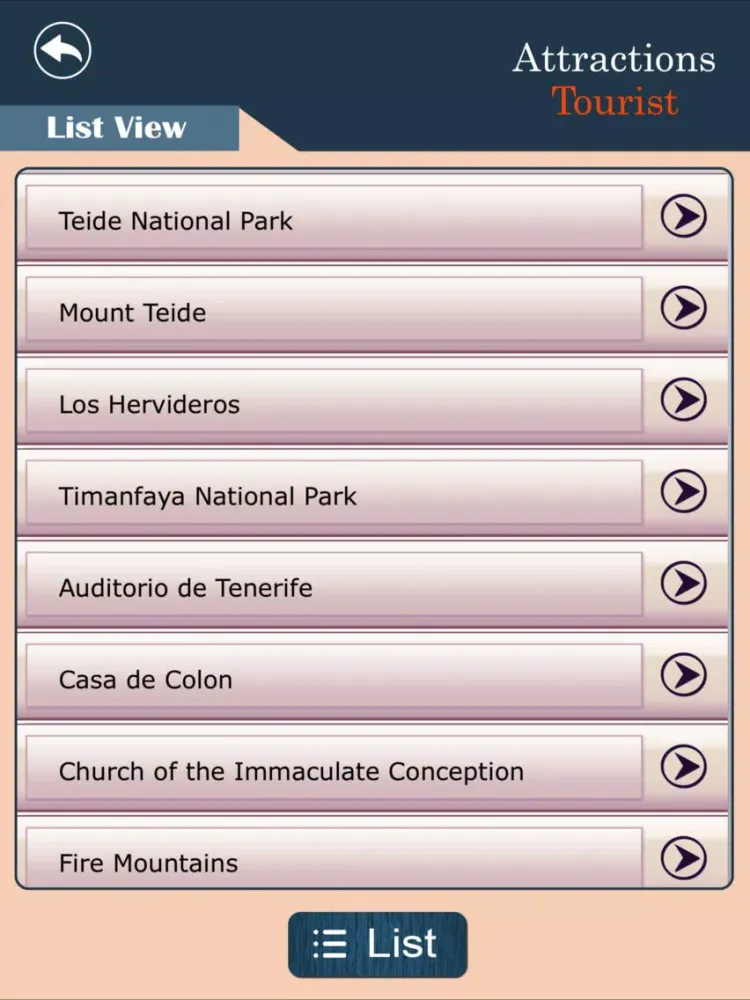 Island Guide In Canary iPad 应用截图