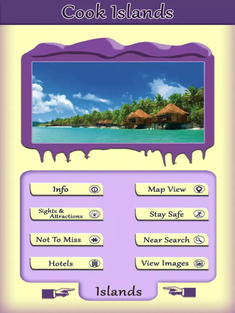 Island In Cook iPad  Screenshots