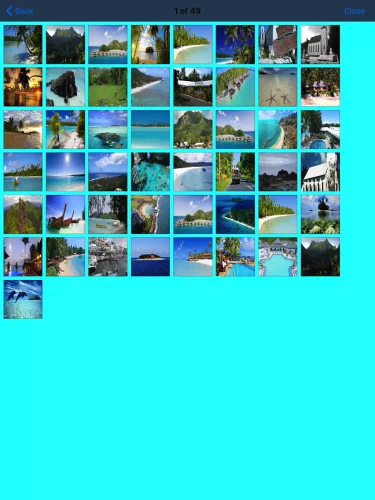 Island In Cook iPad  Screenshots