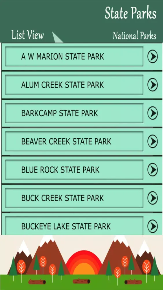 Capturas de pantalla de State Parks In Ohio