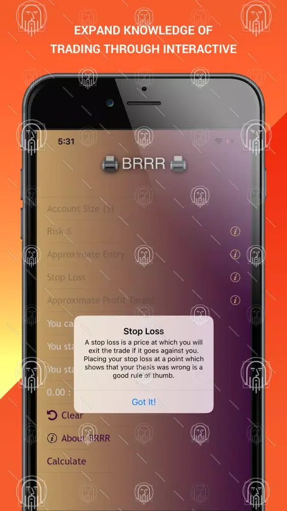 BRRR Calculator Screenshots